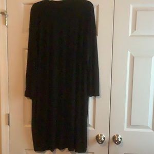 Eileen Fisher Mock Turtleneck Long Sleeve Dress